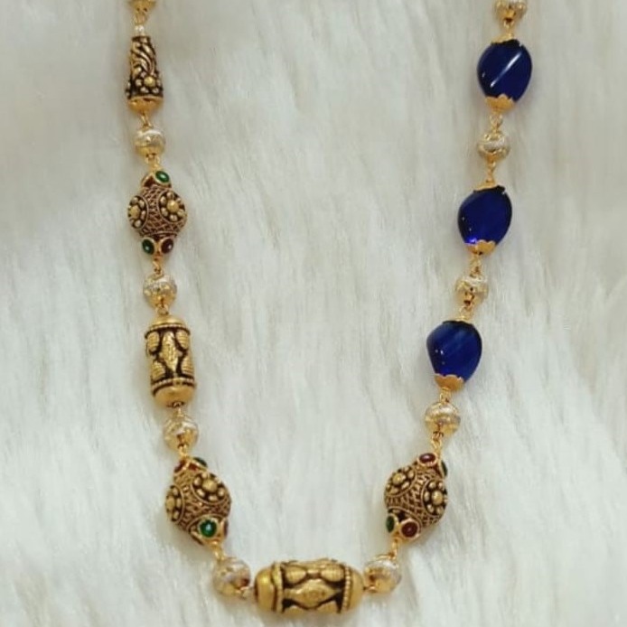 916 gold with pearl divine necklace