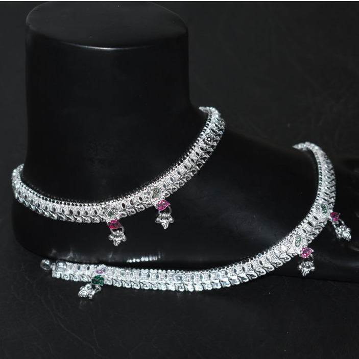 Silver Fancy D payal