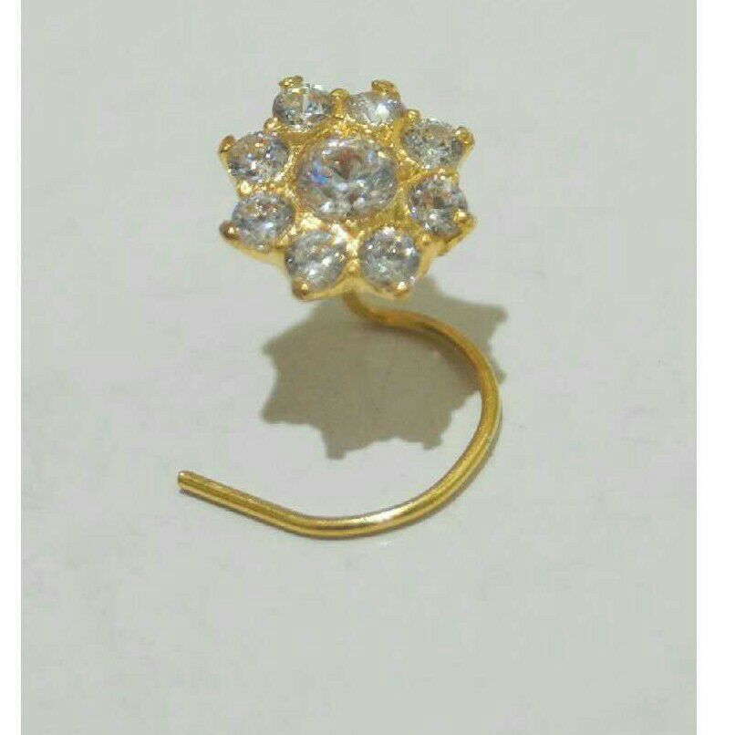 18K Gold Classic Ladies Nosepin
