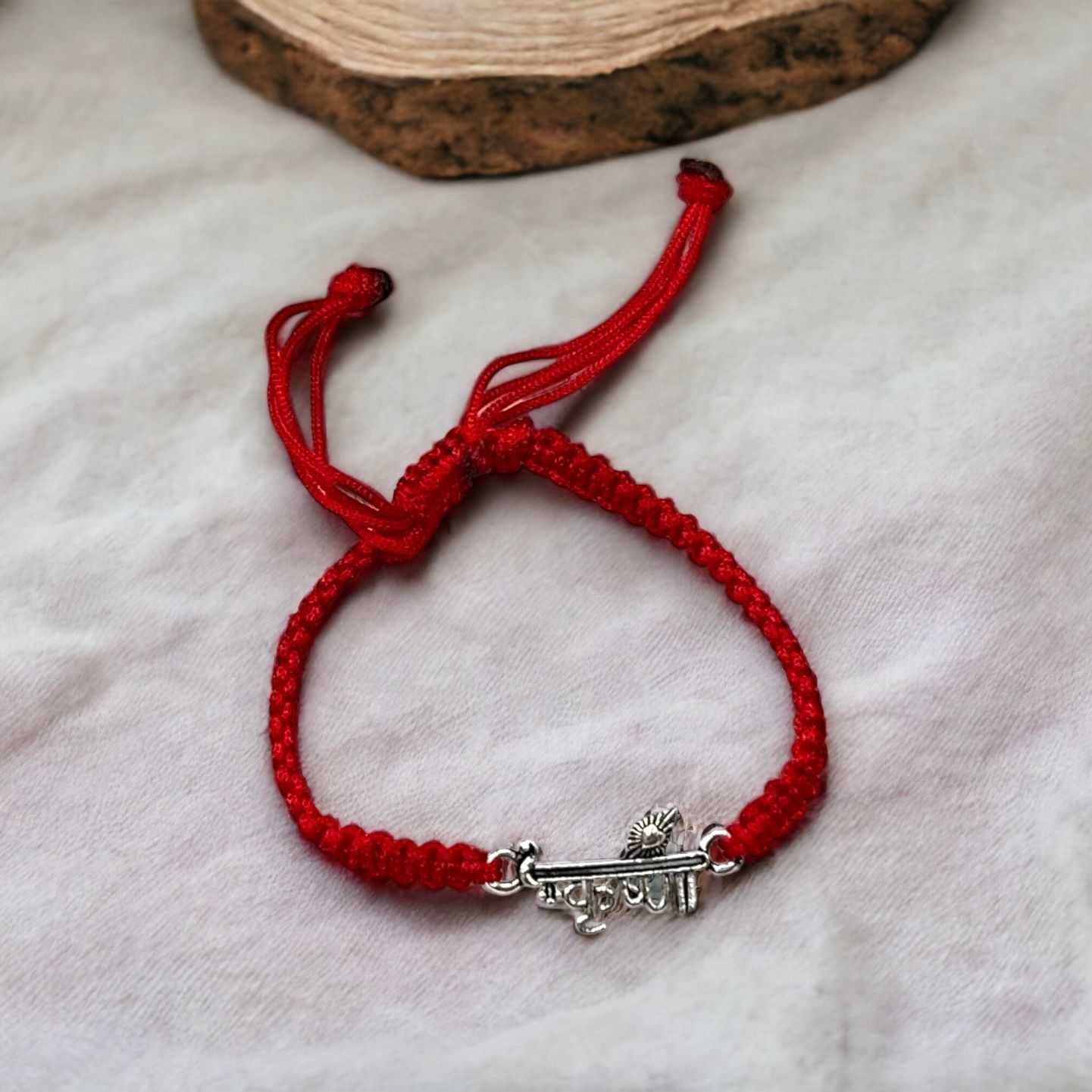 925 Silver Krushna Design Rakhi