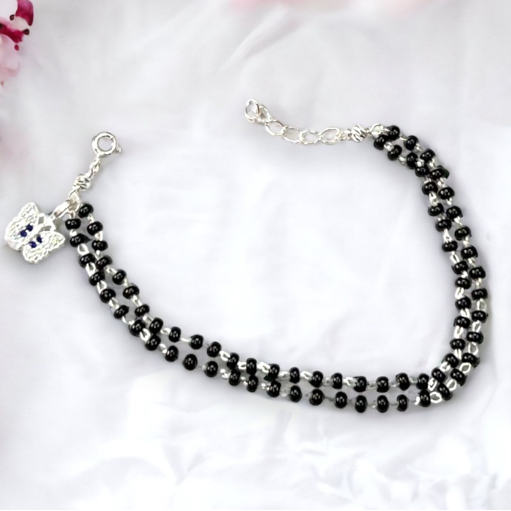 925 Silver Butterfly Design Mangalsutra Bracelet