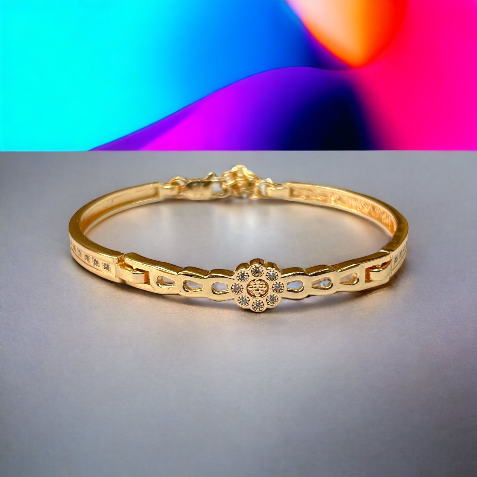 Micro Rose Gold Plated Bracelet For Women