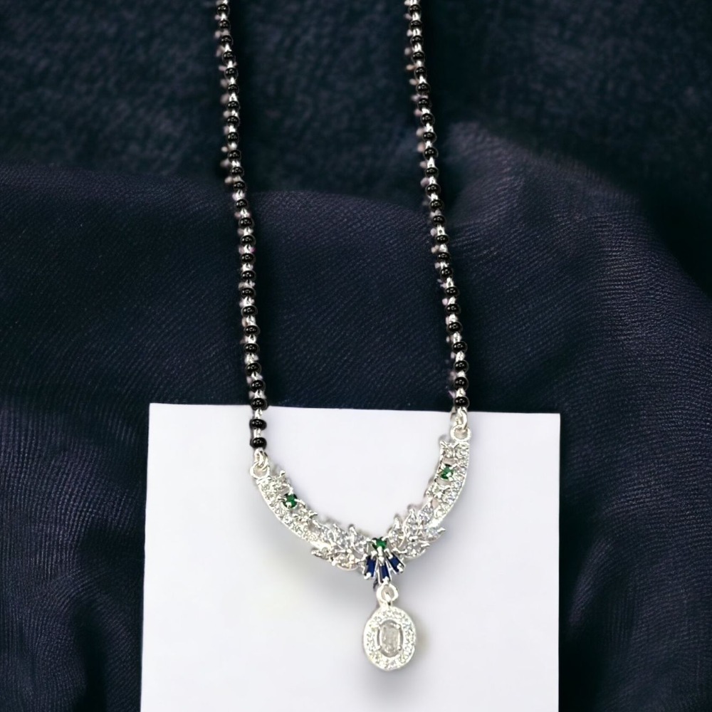 925 Silver Micro Diamond Mangalsutra