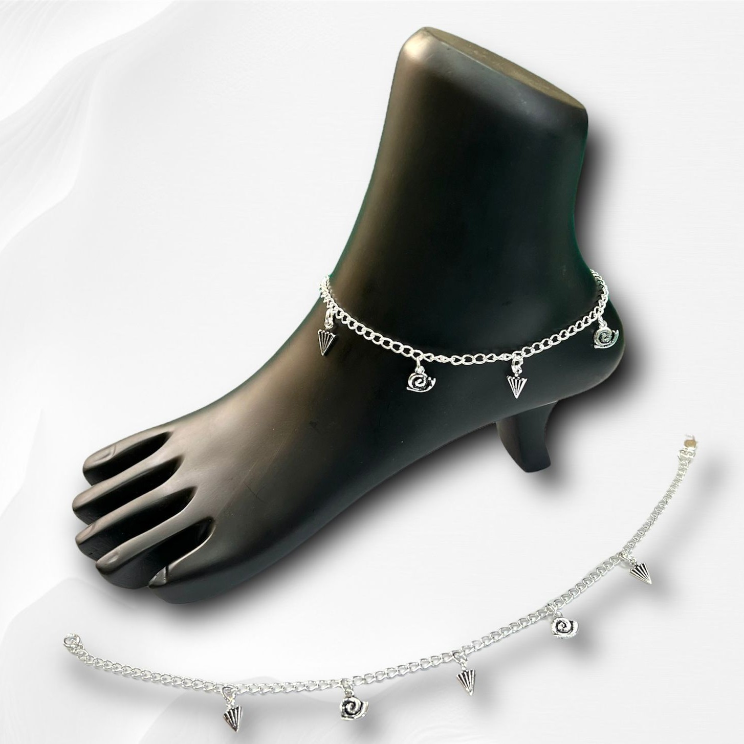 925 Silver Graceful Payal MSP027