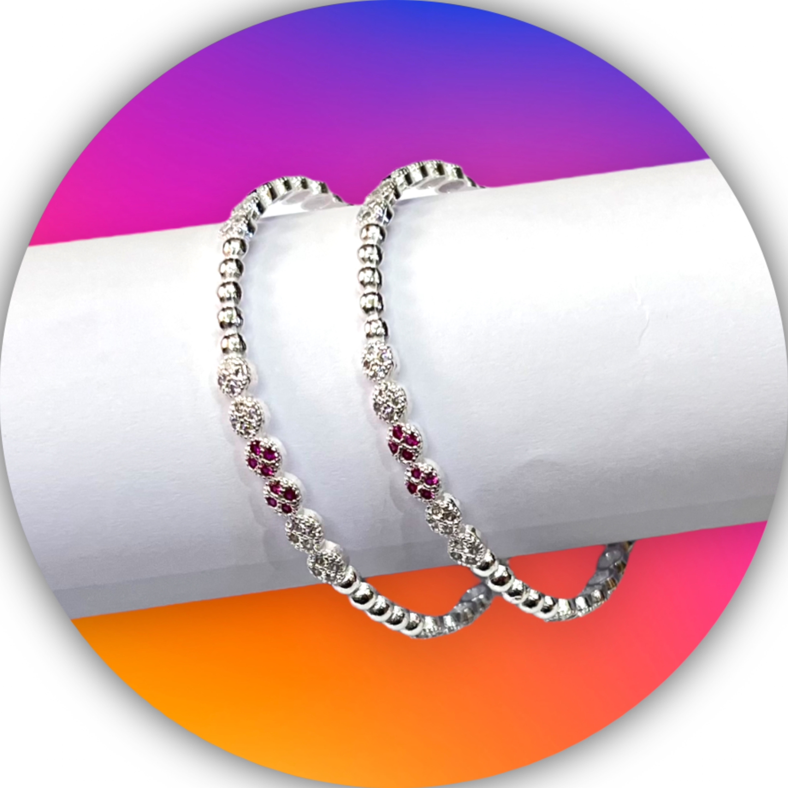 925 Silver Elegant Micro Bangle MSMB02