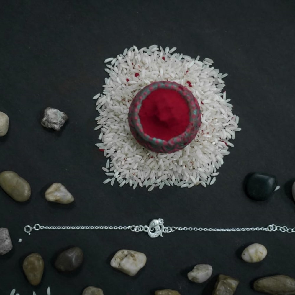 Silver Royal Rakhi