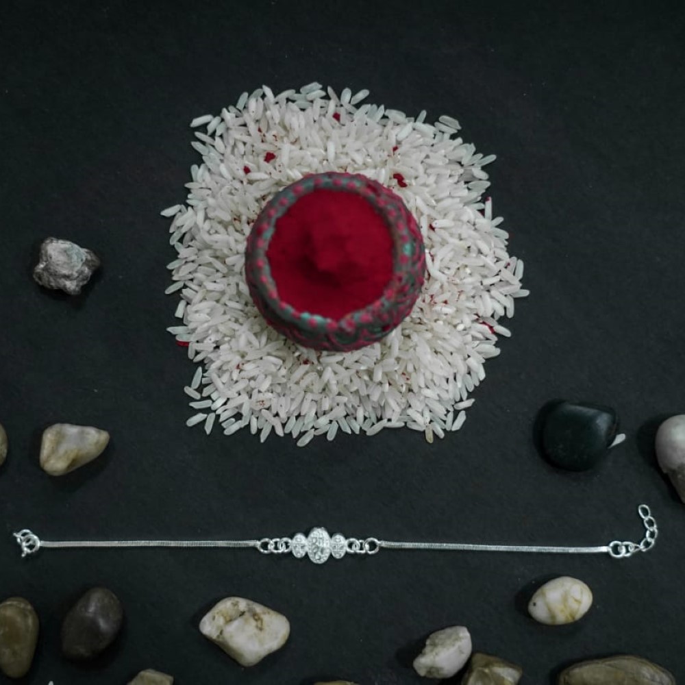 Silver Flair Rakhi