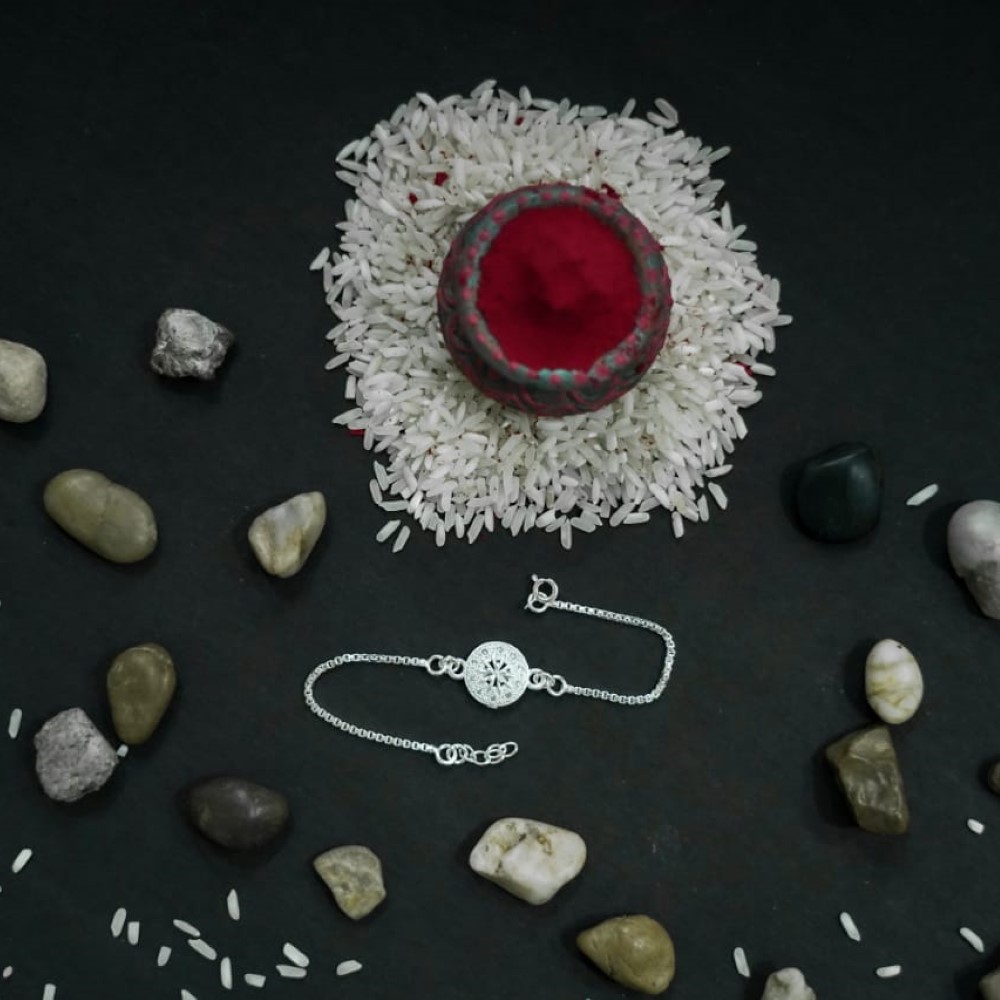 Silver Delite Rakhi
