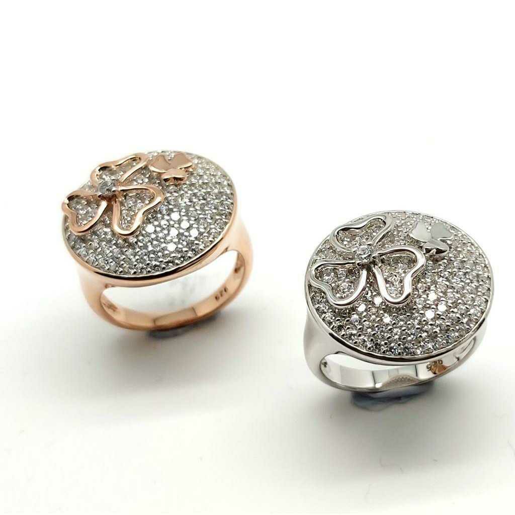 92.5 Sterling Silver Butterfly Ring Ms-4058