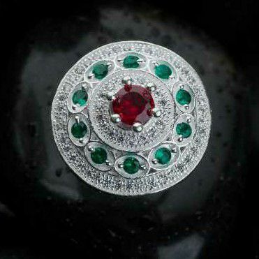 Fancy bichiya ferva-toe ring ms-3976