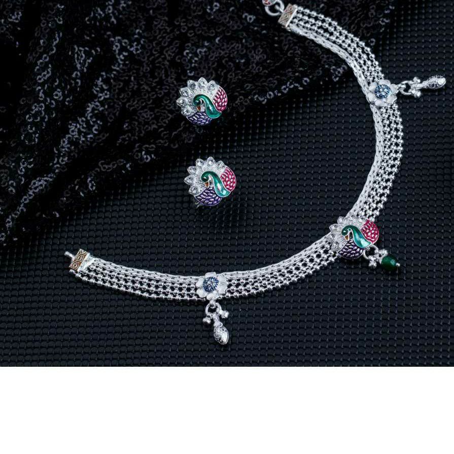 Handmade Round Payal With Bichiya Ferva(Toe Ring) Ms-3959