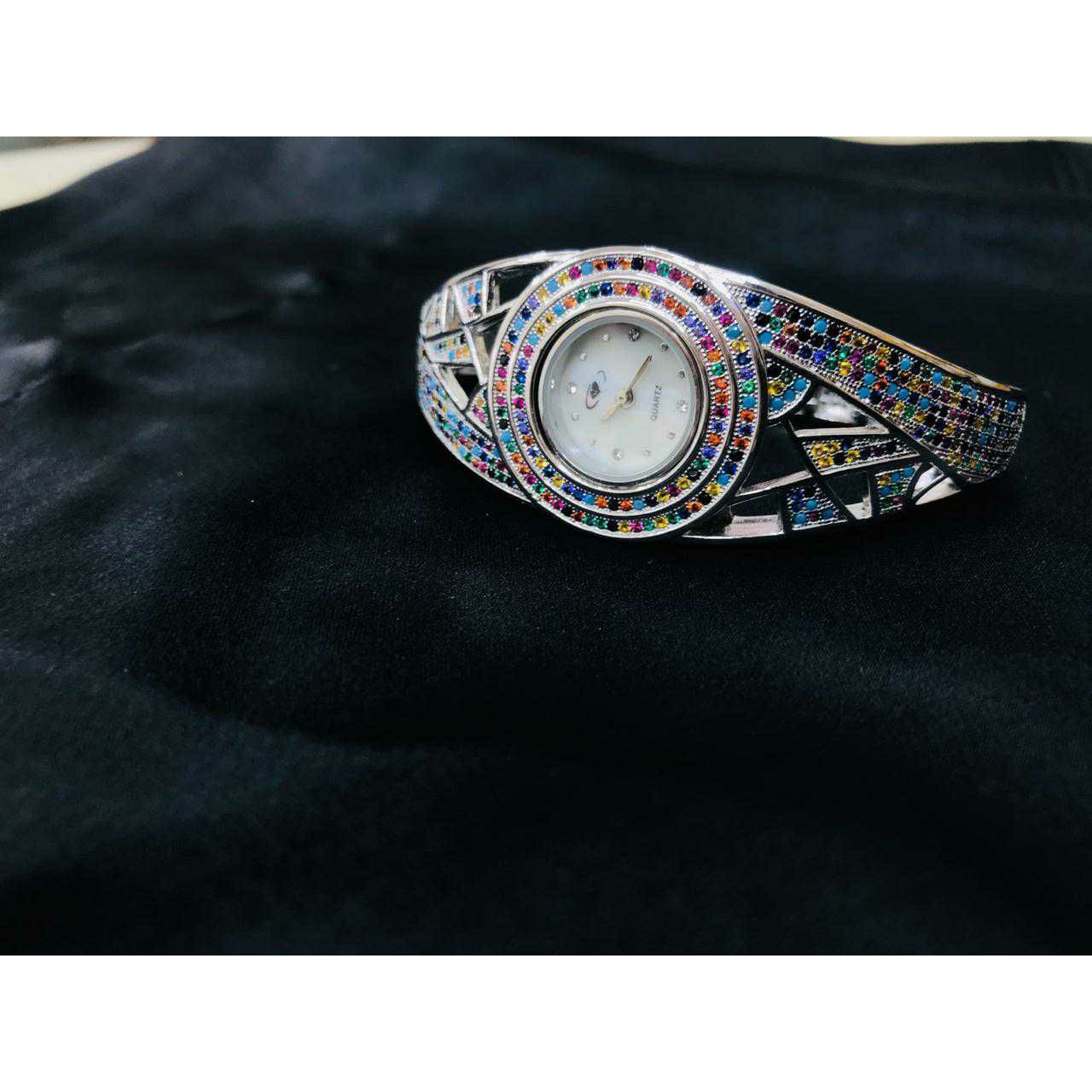 92.5 Sterling Silver Micro Colour Watch Ms-3868