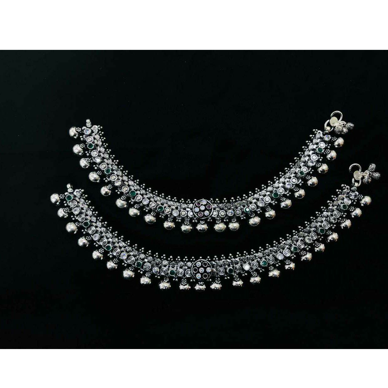 92.5 Sterling Silver Super Anklet(Payal) Ms-3858