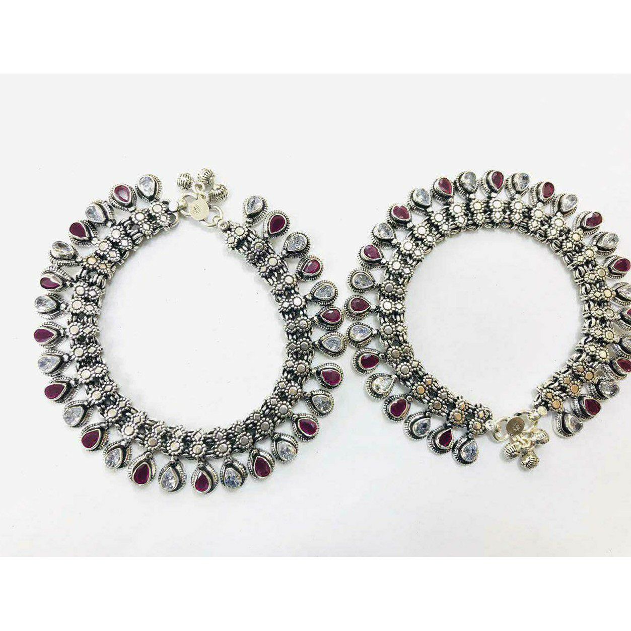 92.5 Sterling Silver Simple & Sober Look Ankket(Payal) Ms-3811