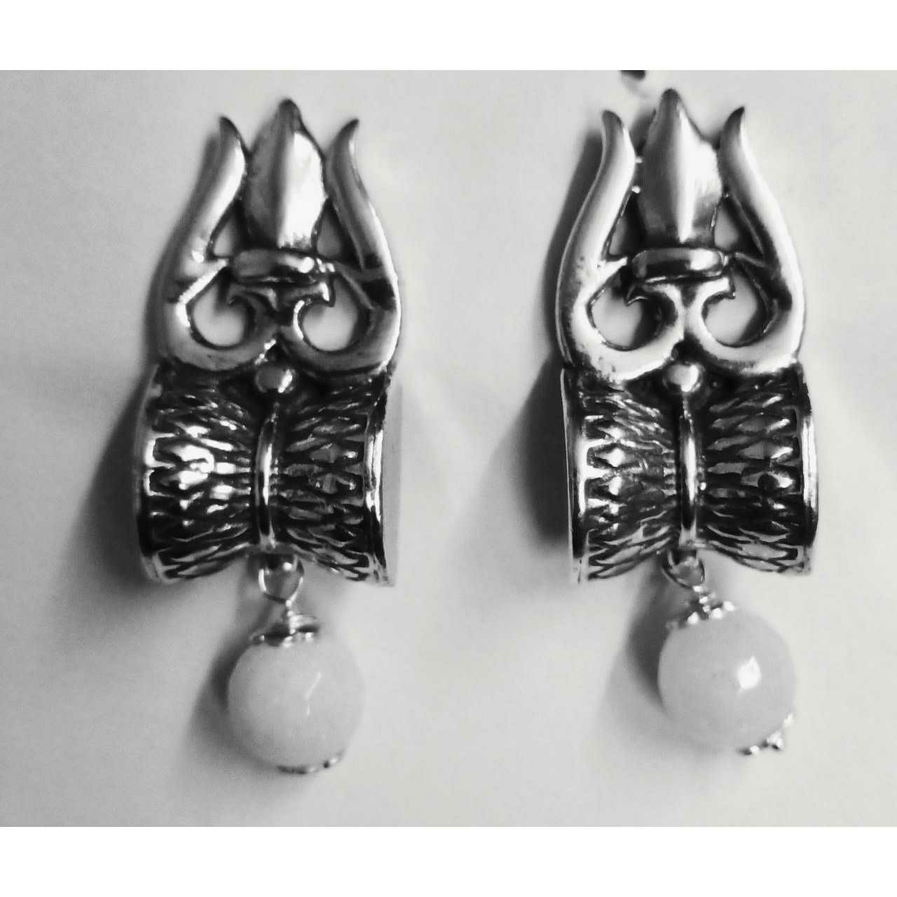 92.5 Sterling Silver Trisul Pendant Ms-3455