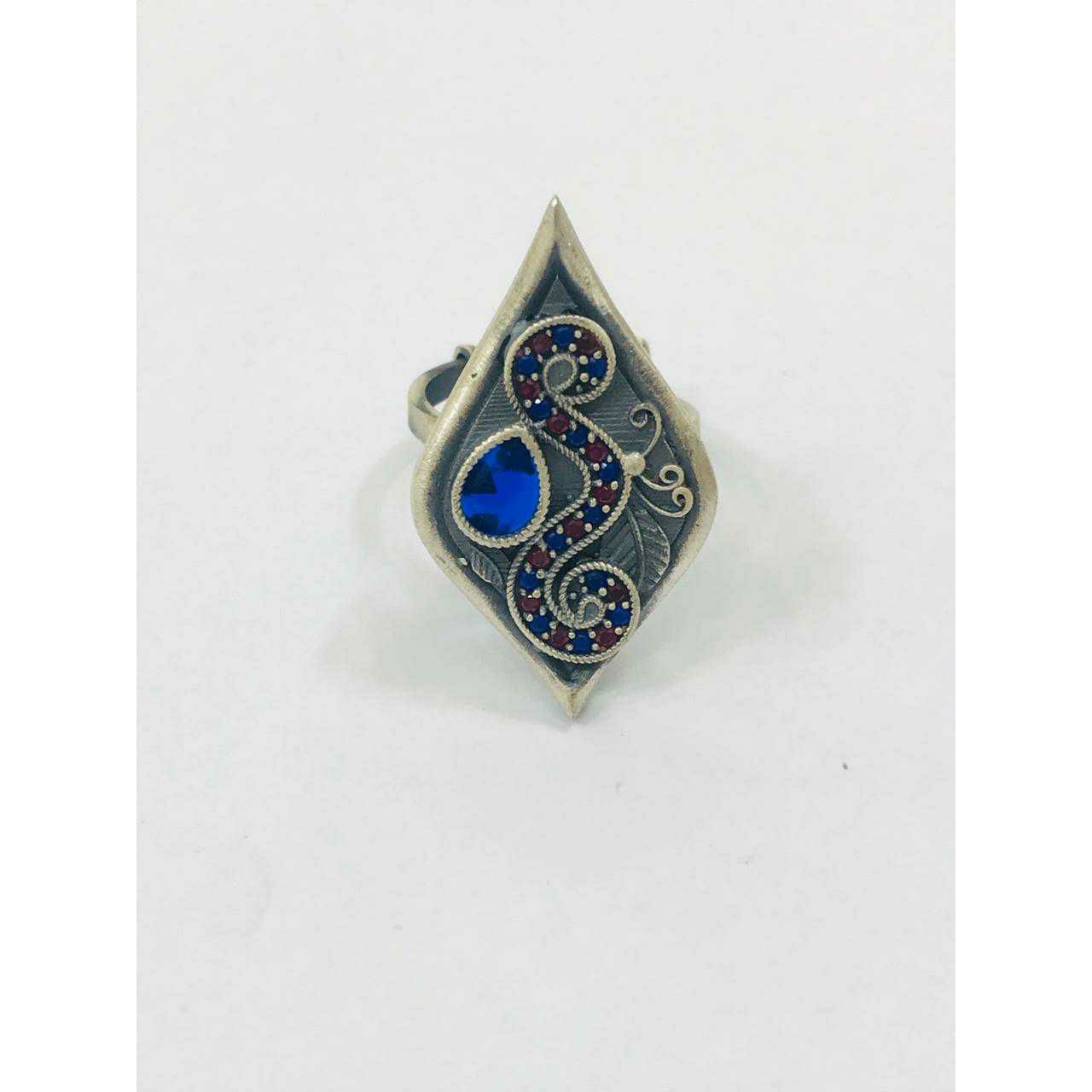 92.5 Sterling Silver Big Size Ring Ms-3275