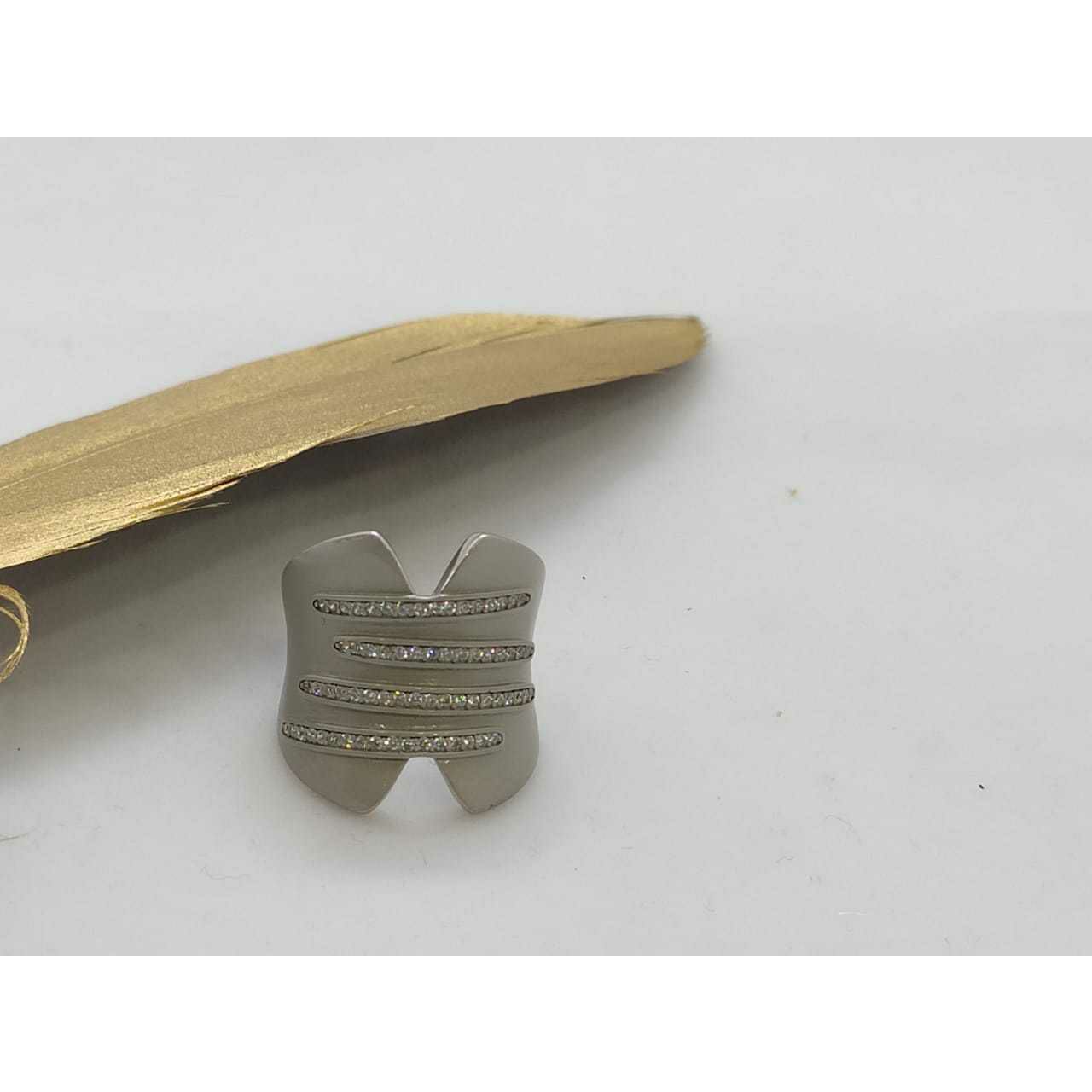 92.5 Sterling Silver Simple Ring Ms-3137