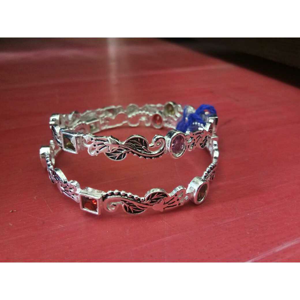 Different Style Peacock Vaccum Casting Pis Kids(Babby,Baccha,Children) Semi Micrositting Bangle(Kadli,Kangan,Kada,Patla) Ms-2604