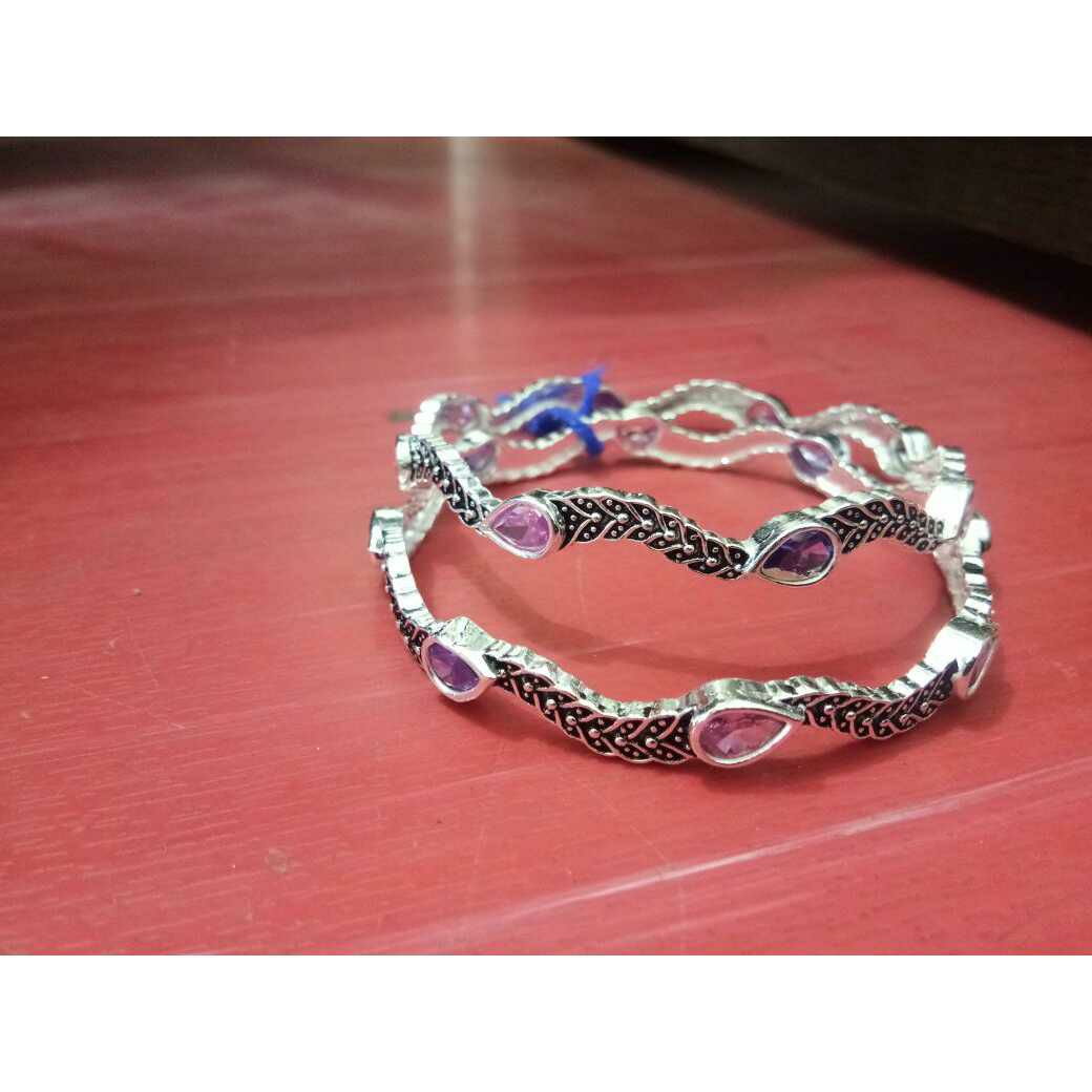 Oxodize Love(Dil) Colorful Dimond Born Babby(Baccha,Childer,Kids) Semi Micrositting Bangle(Kadli,Kangan,Kada,Patla) Ms-2602