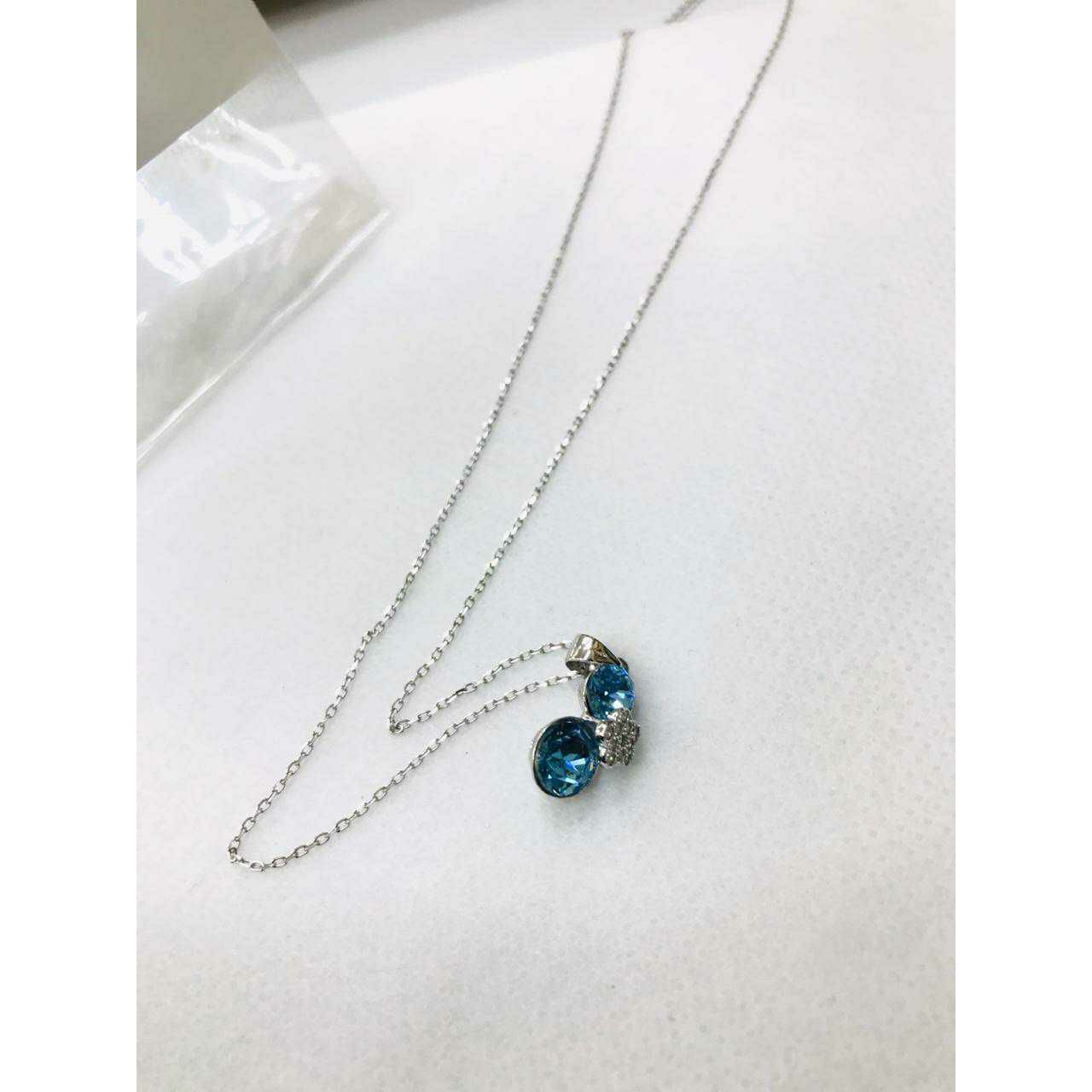 92.5 Sterling Silver Machine Chain With Pendant(Dokiya) Ms-2555