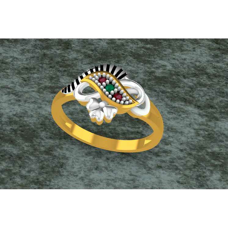 American Dimond Finish Toe Ring Bichiya(Vichiya) Ferva Ms-2493