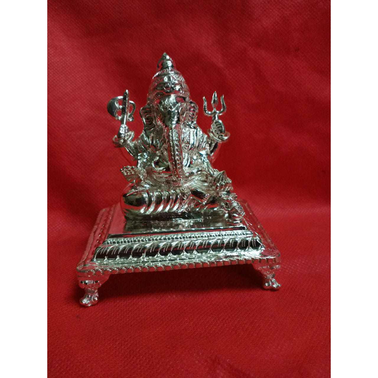 Cholel Nakshi 4(Four) Pillers Ganpatiji Murti(Bhagvan,God,Idols) Ms-2333