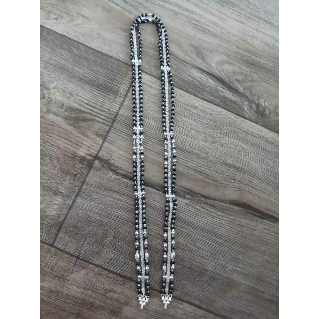 3(three,tin) line middle milan chain black(kala) mangalasutra ms-2324