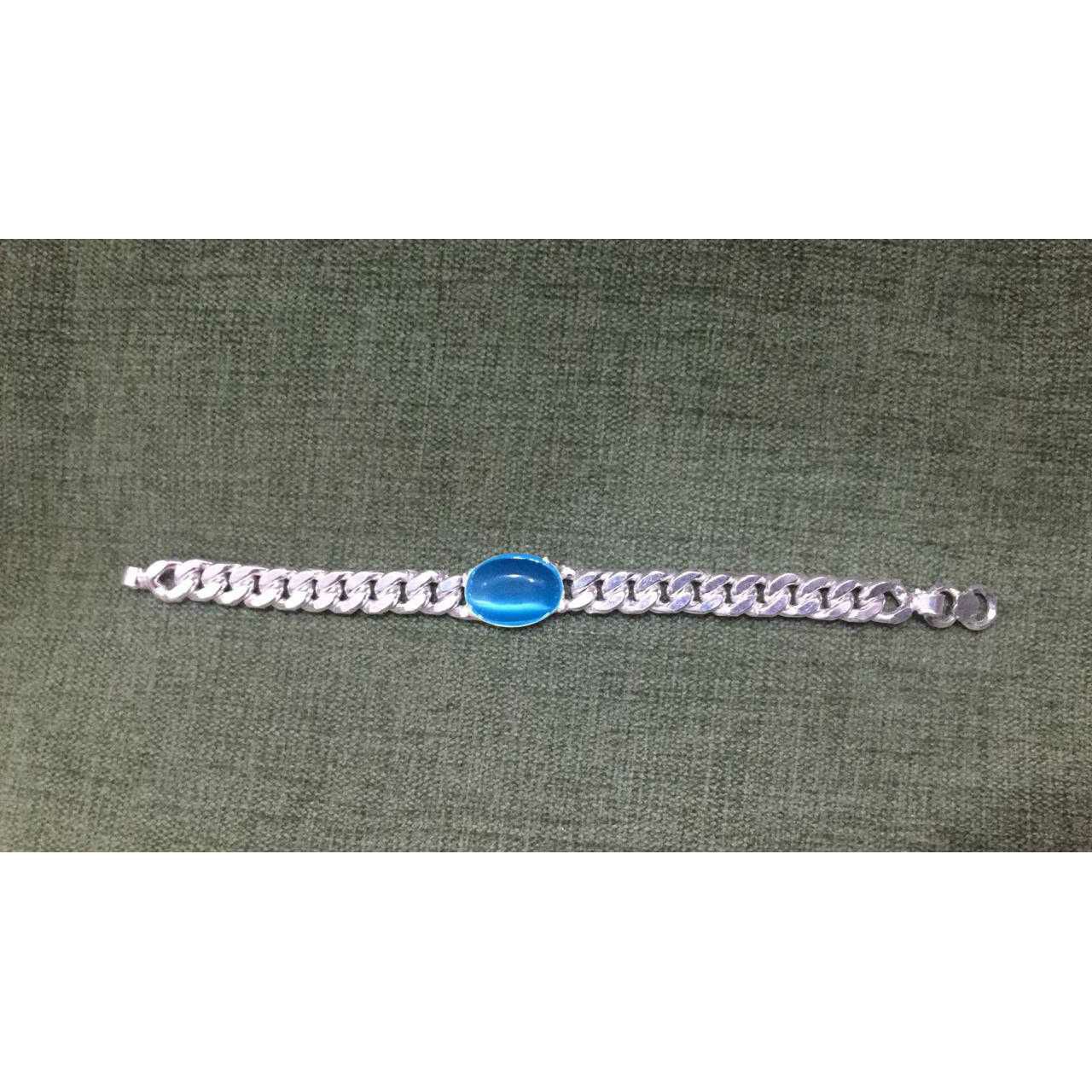 Babby Baccha(Children,Kids) Cholel Nakshi Kadap Chain Blue Stone Salman Bracelet Lucky Ms-1962