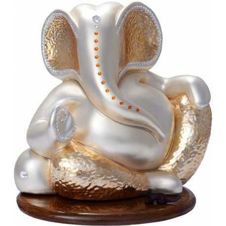 Fancy Unique Different Style Of Betha Ganpatiji Murti Bhavan God Idols Ms-1886