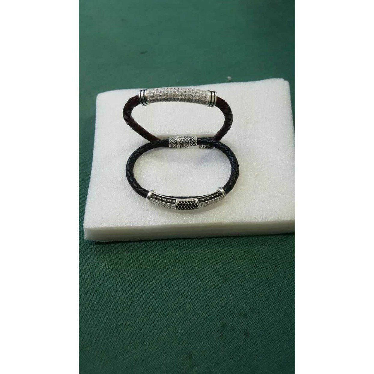 Black Rubber Kada Bracelet Ms-1724