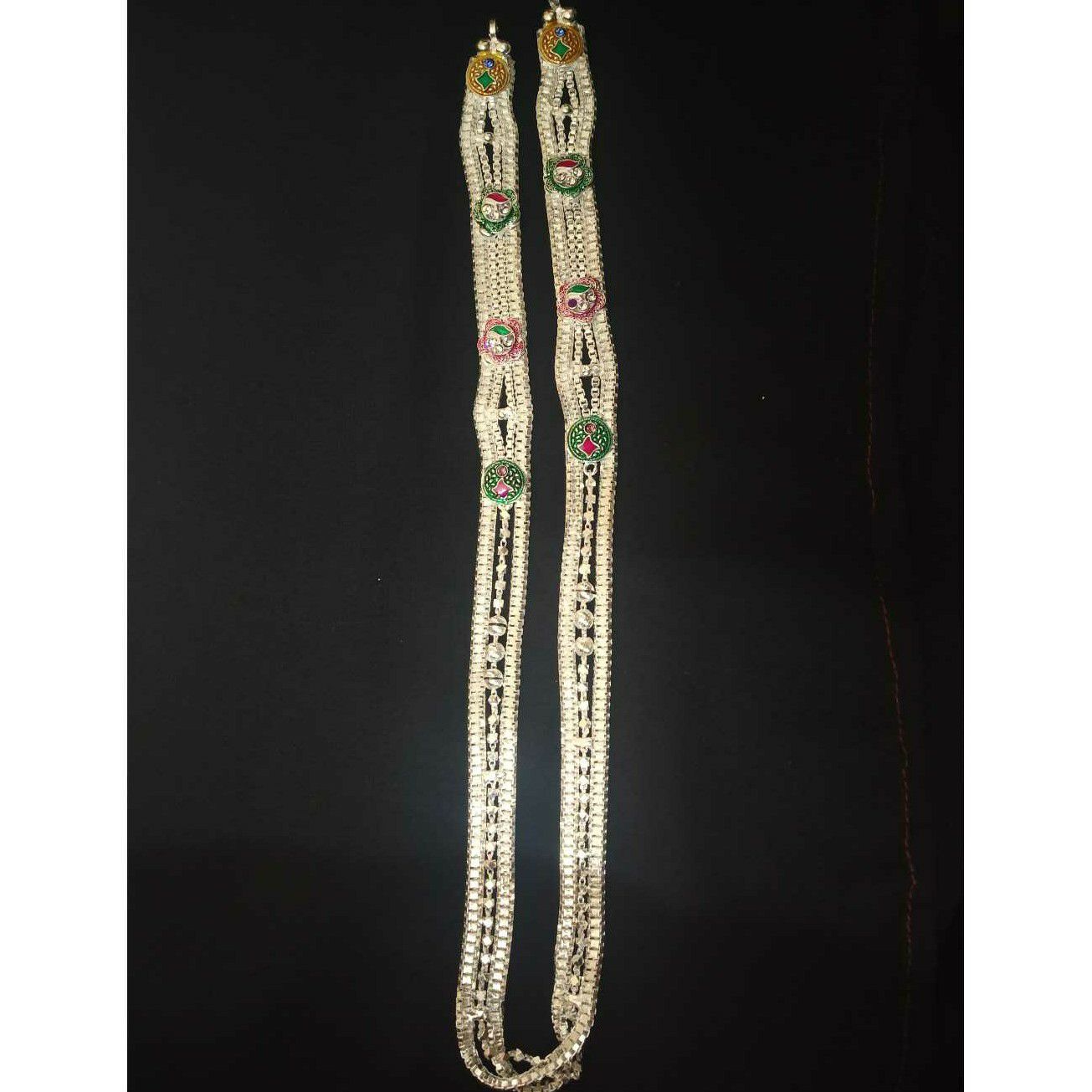 3 Line Super Nice Fancy  With Super Nice Polish White(Safed) Mangalsutra