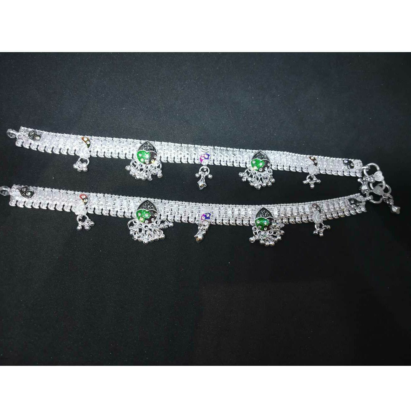 Indian Traditional 3 Line Cholel Nakshi Micrositting Ramakda(Khilona) D(Aamrapali,Kismat) Payal