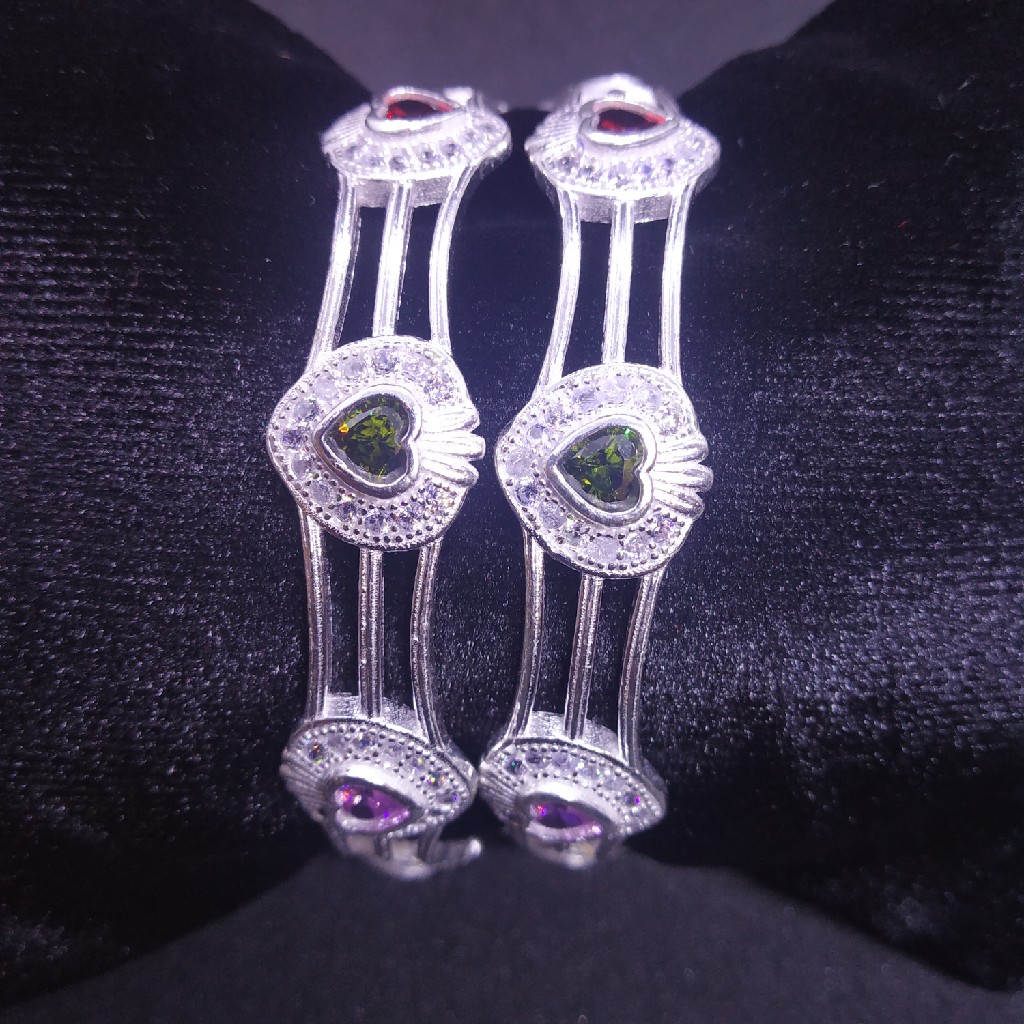 Antique inside dil sterling silver micro bangali(kadli) 51
