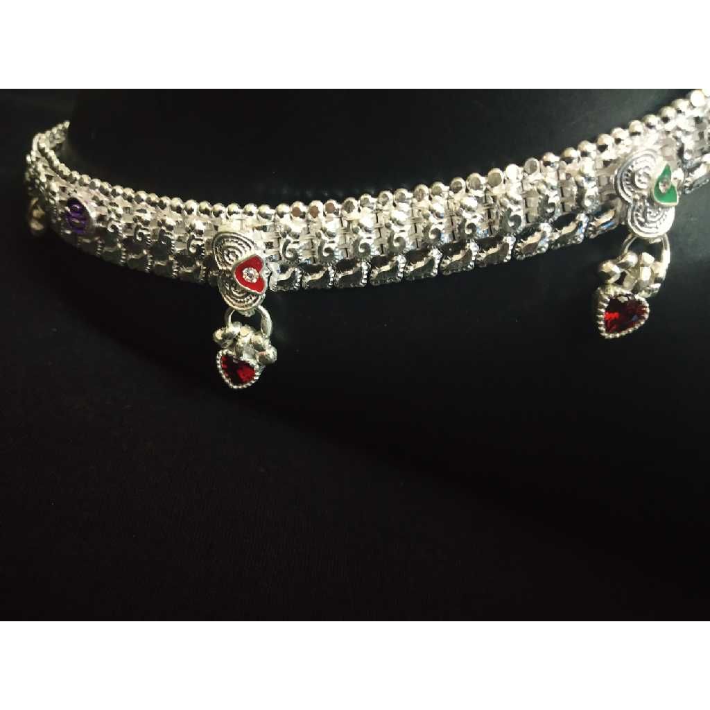 D Aamrapali Kismat 4 Line Fancy Super Nice Casting Red Dil Dimond Payal