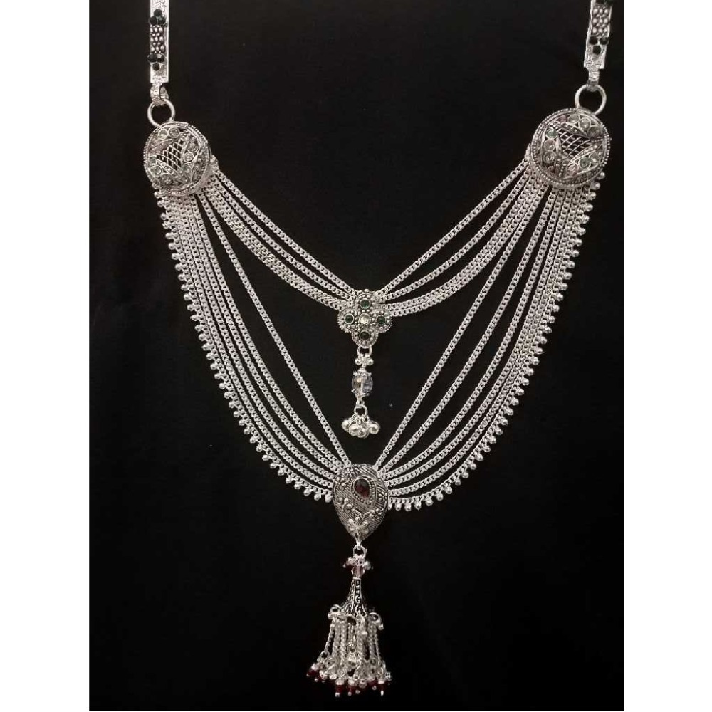 Oxidised super nice antique double aakadiya juda kandora