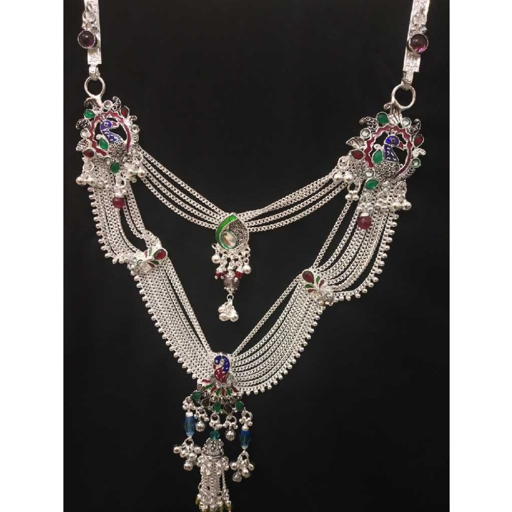 Peacock pis antique double aakadiya juda kandora