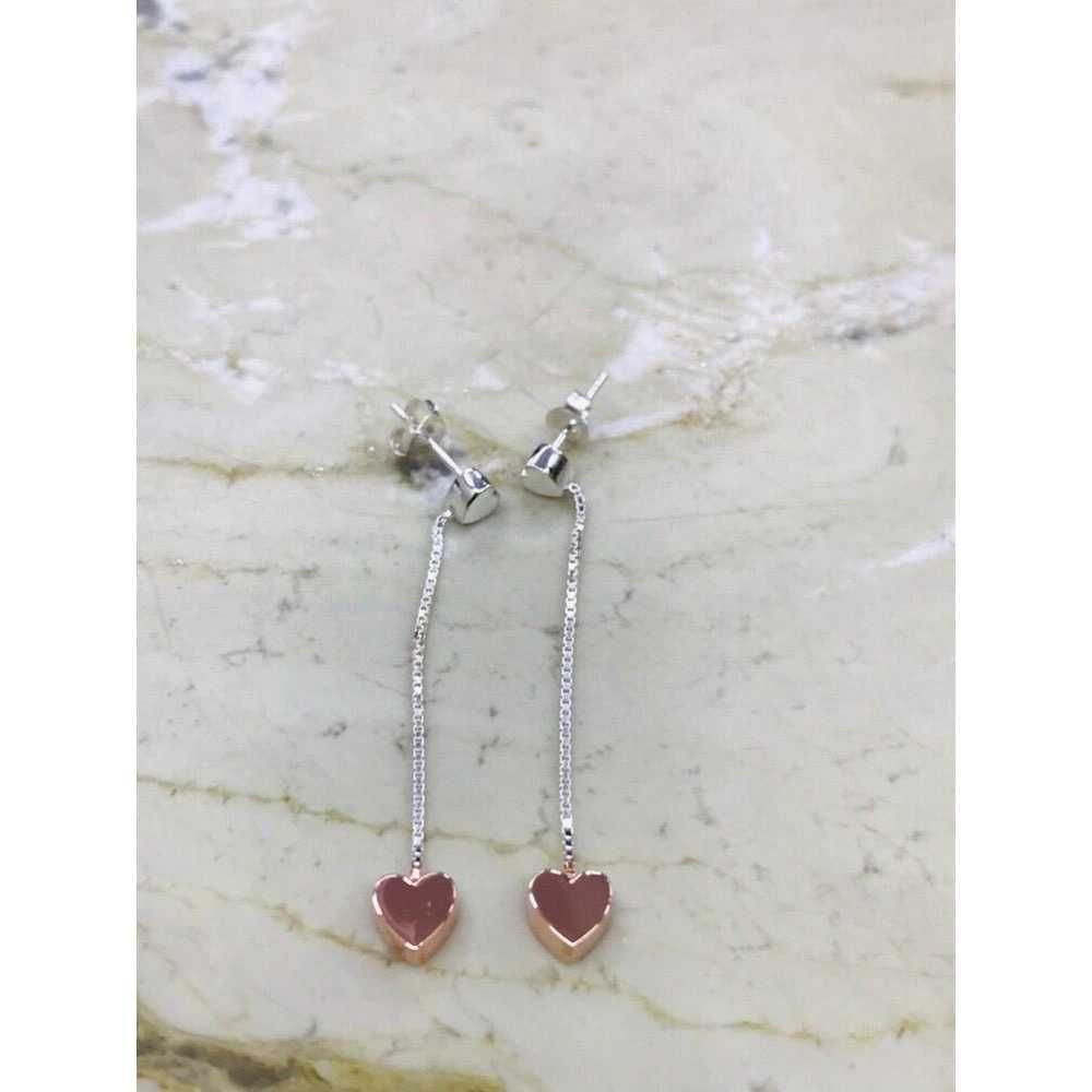 92.5 Sterling Silver Heart Shap Super Nice Earring