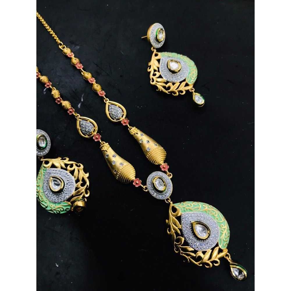 92.5 sterlinh silver necklace Set