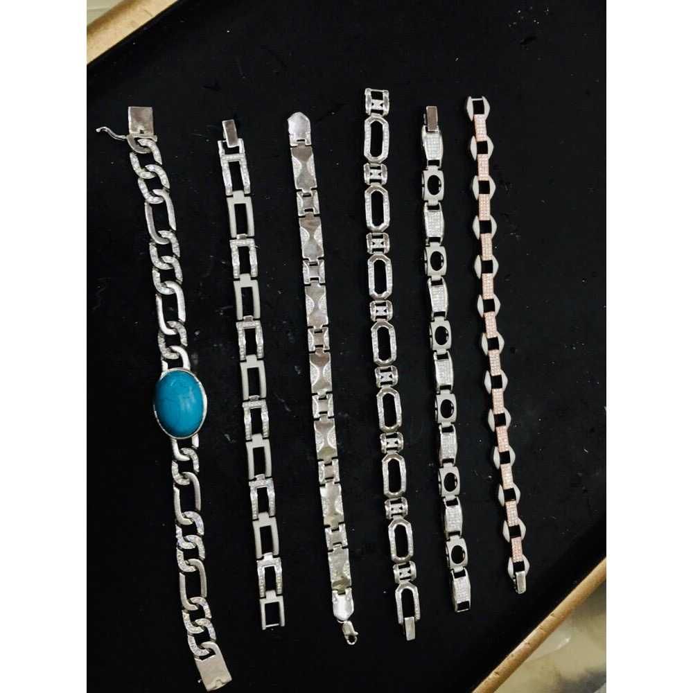 92.5 Sterling Silver Salman And Fancy Bracelet Lucky