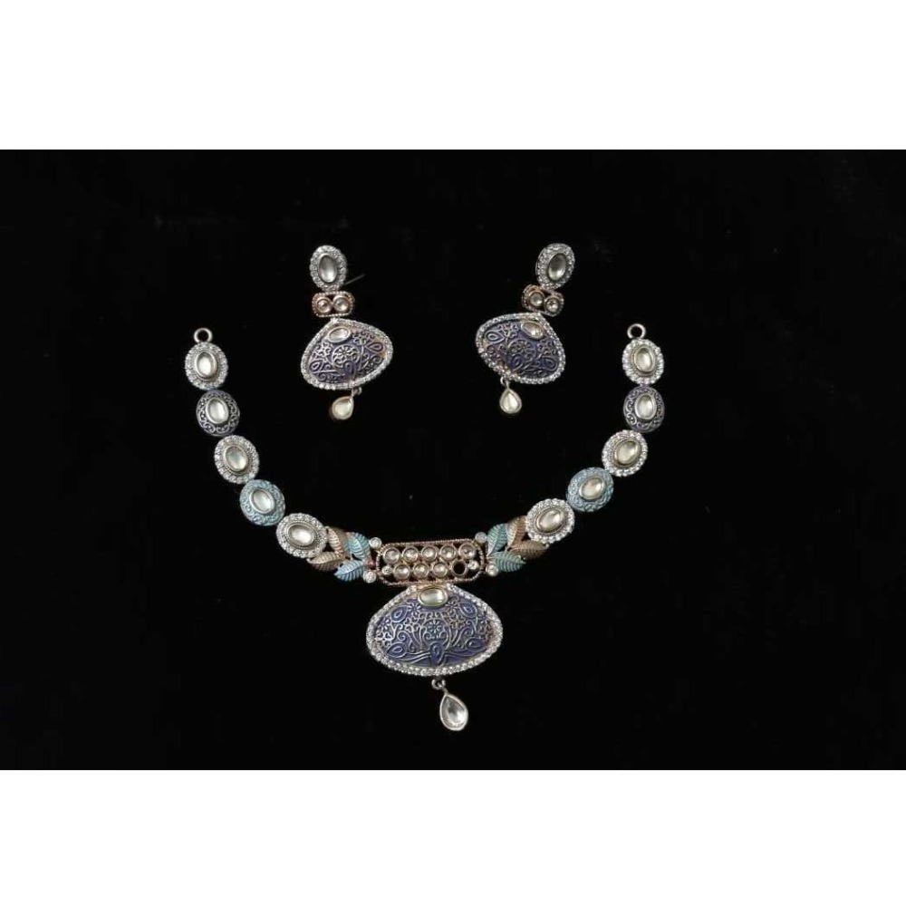 92.5 Sterling Silver Necklace Set