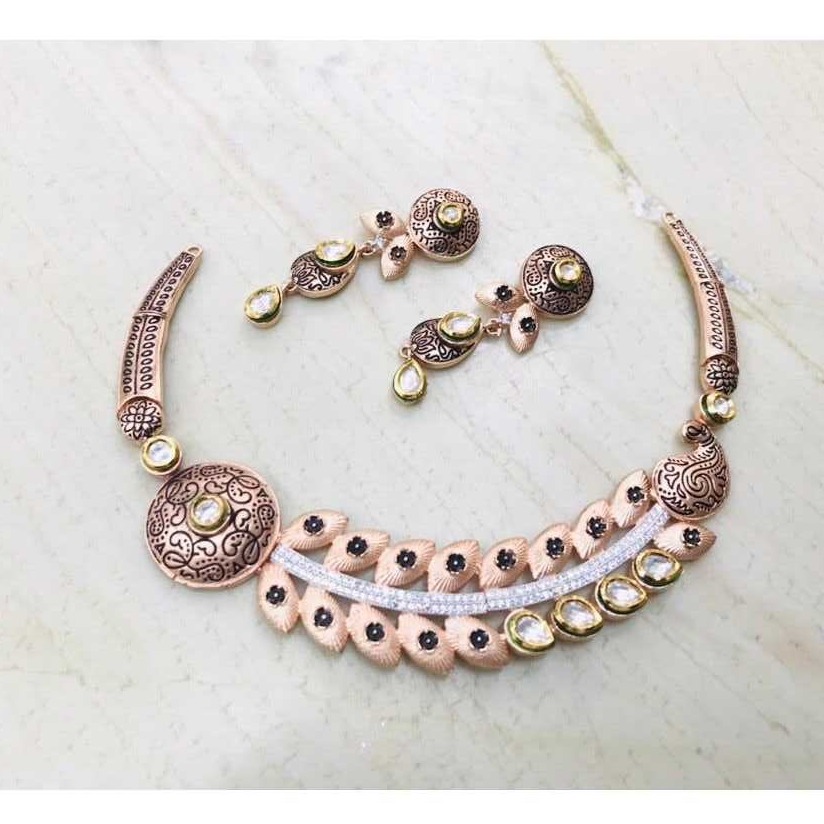 92.5 Sterling Silver Handmade Necklace Set
