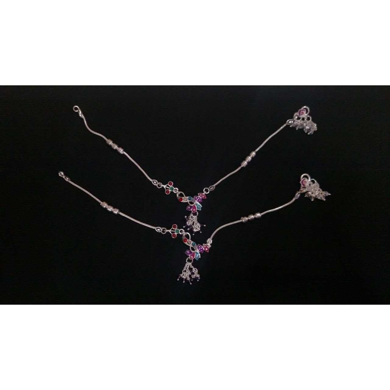 Silver Fancy Indian Payal