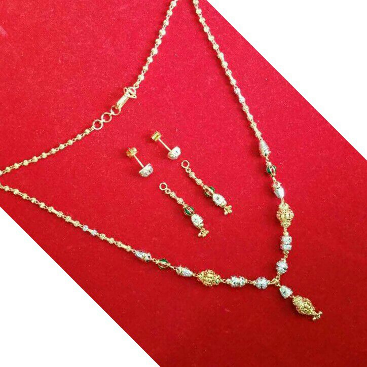 Light weight 916 Gold Ladies Dokiya Set
