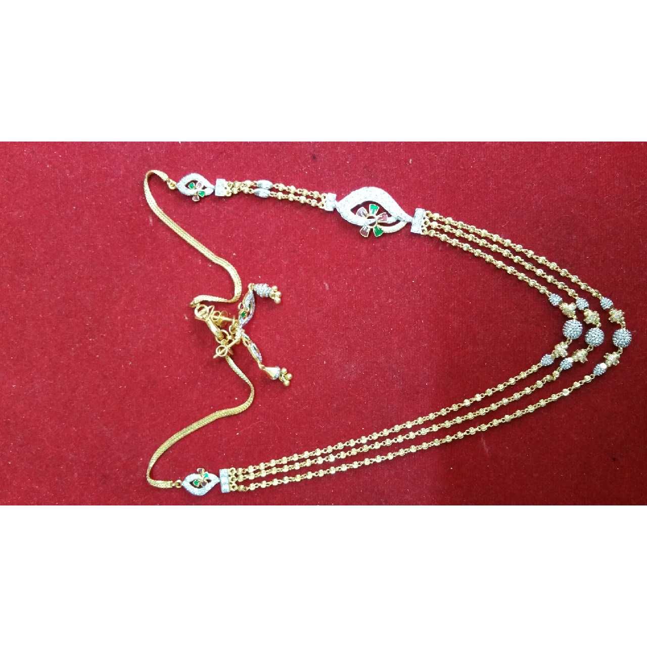 22K Gold Indian 3 Line Vertical Special Dokiya