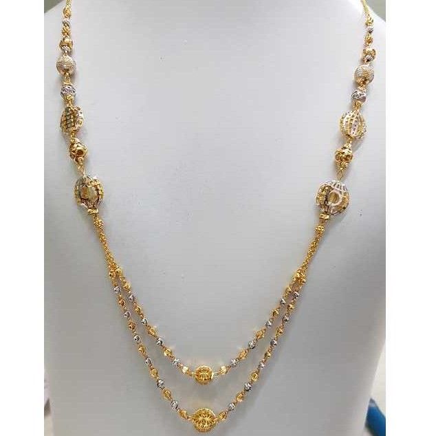 22K / 916 Yellow Gold Indian Ladies Necklace Dokiya