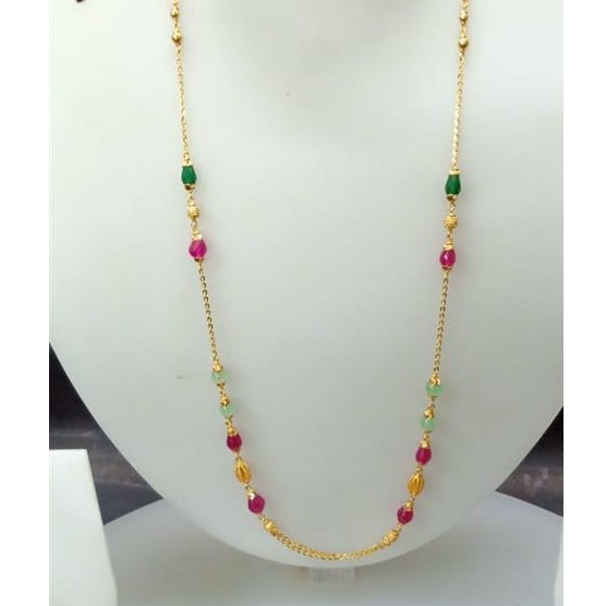 Gold unique necklace for women