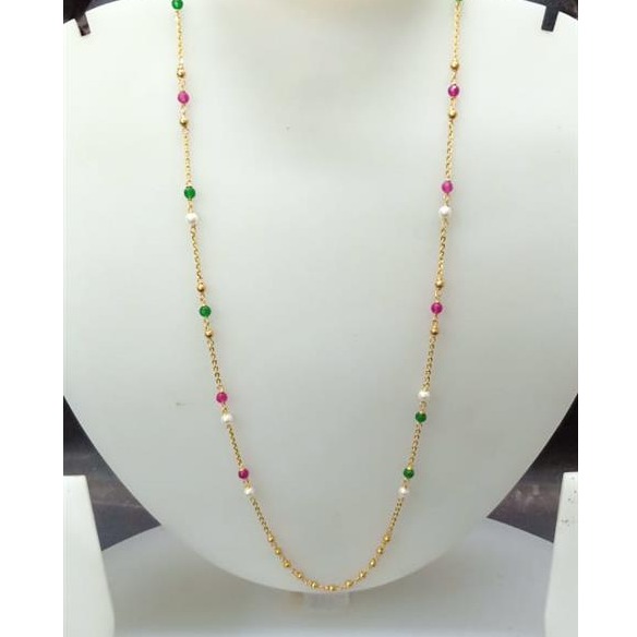 Gold work wear necklace for women