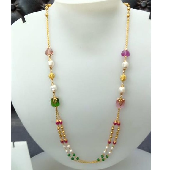 Gold trendy necklace for women
