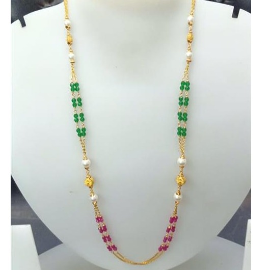 Gold regular necklace for women