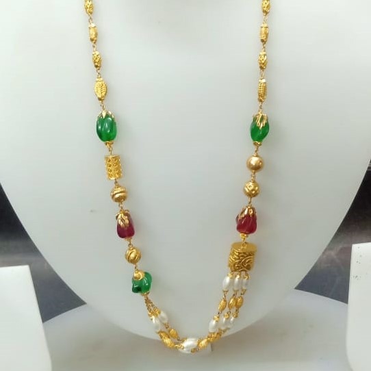 Gold classy diamond mala